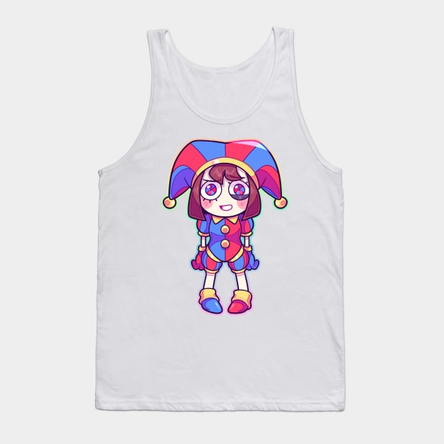 Pomni The Amazing Digital Circus Tank Top by Inky_Trash